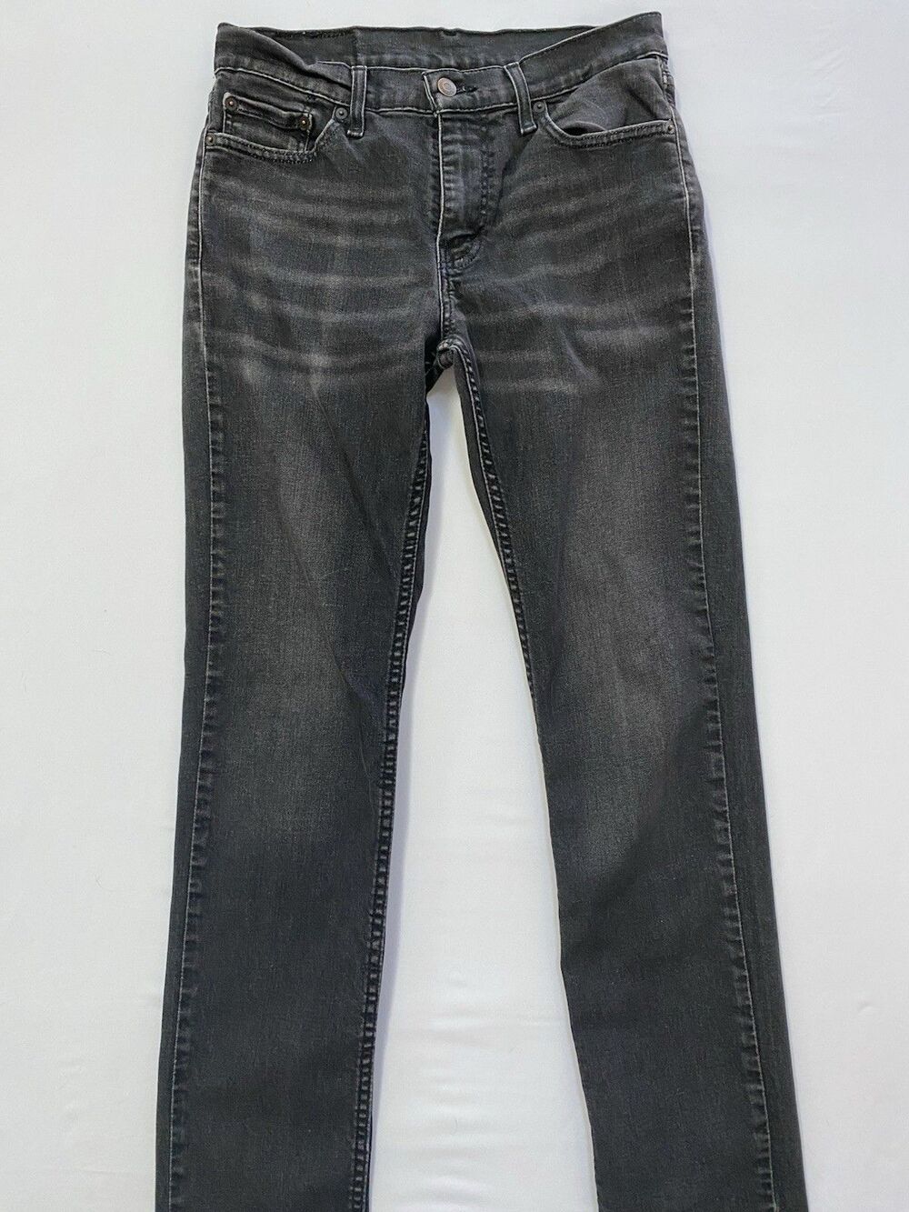 Levi's 511 Slim Fit Jeans Men's 30x32 Faded Black Gray WaterLess Denim Stretch
